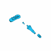 OEM 2013 Ford Mustang Tire Pressure Sensor Diagram - DR3Z-1A189-A