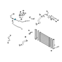 OEM 2014 Toyota Prius Clamp Diagram - 96136-51901