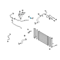 OEM Toyota Prius V Hose Diagram - 16573-37050