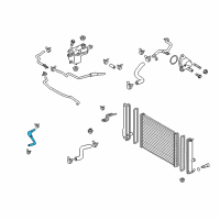 OEM Toyota Prius Plug-In Overflow Hose Diagram - 16261-37070