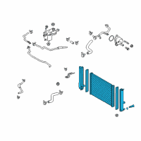 OEM 2015 Toyota Prius Plug-In Radiator Assembly Diagram - 16400-37230