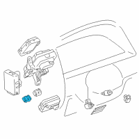 OEM Toyota 4Runner Junction Block Diagram - 82671-30370