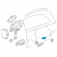 OEM 1997 Toyota 4Runner Stoplamp Switch Diagram - 84340-35020