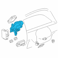 OEM 1998 Toyota 4Runner Block, Driver Side Junction Diagram - 82731-35030