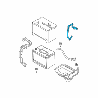 OEM 2014 Hyundai Genesis Coupe Wiring Assembly-Battery (-) Diagram - 91860-2M050