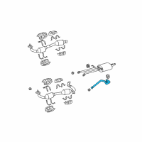 OEM Toyota Tundra Tailpipe Diagram - 17430-0S010