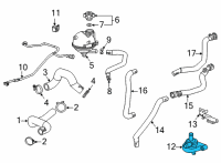 OEM 2019 Chevrolet Traverse Auxiliary Pump Diagram - 13592755