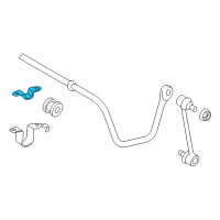 OEM Lexus ES350 Bracket, STABILIZER Diagram - 48827-33020