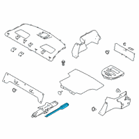 OEM 2017 Nissan Altima Wrench-Wheel Nut Diagram - 99545-8J000