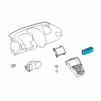 OEM 2016 Chevrolet Equinox Dash Control Unit Diagram - 23473962