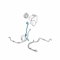 OEM 2005 Buick Terraza Pipe Asm-P/S Pump Inlet Diagram - 15293049