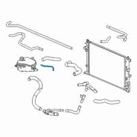 OEM Honda Civic Tube, Overflow Diagram - 19142-5AA-K00