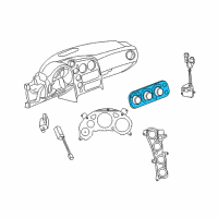 OEM 2008 Dodge Viper Air Conditioner And Heater Control Diagram - 4865810AD