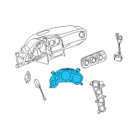 OEM 2005 Dodge Viper Cluster-Instrument Panel Diagram - 5029721AC