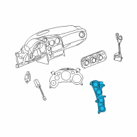 OEM 2005 Dodge Viper Gauge Pac Diagram - 4865627AD