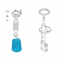 OEM Hyundai Elantra Spring-Rear Diagram - 55330-2D120