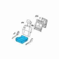 OEM 2010 Nissan Pathfinder Cushion Assy-Front Seat Diagram - 87300-ZS42C