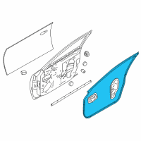 OEM 2016 Nissan Maxima W/STRP Fr Dr RH Diagram - 80830-4RA0D