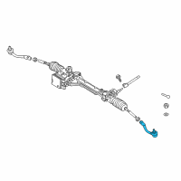 OEM 2016 Hyundai Genesis End Assembly-Tie Rod, LH Diagram - 56820-B1200