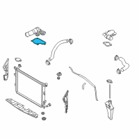 OEM 2014 Hyundai Equus Gasket-Thermostat Housing Diagram - 25615-3F301