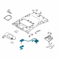 OEM Infiniti M37 Lamp Assy-Personal Diagram - 26460-1ME0A