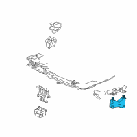 OEM 1990 Ford Taurus Mount Insulator Diagram - F58Z-6F063-AA