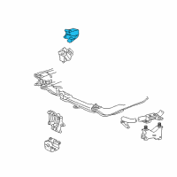 OEM 1995 Ford Windstar Engine Mount Diagram - F58Z7E235A