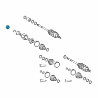 OEM 2015 Toyota Camry Oil Seal Diagram - 90311-50045