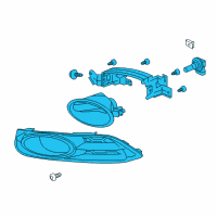 OEM 2013 Honda Civic Light Assembly Right Front F Diagram - 33900-TS8-A01
