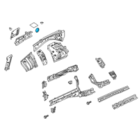 OEM Infiniti Plug-Rubber Diagram - 01658-02121