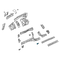 OEM 2012 Nissan Leaf Bolt Diagram - 01121-N6021