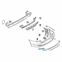 OEM BMW 640i xDrive Gran Turismo Reflector Left Diagram - 63-14-7-391-647