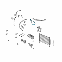 OEM Acura RL Hose, Discharge Diagram - 80315-SJA-A21
