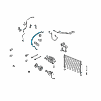 OEM Acura RL Hose, Suction Diagram - 80312-SJA-A21