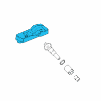 OEM 2018 Ford Focus Tire Pressure Sensor Diagram - EB3Z-1A189-A