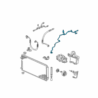 OEM 2008 Honda Odyssey Pipe Assembly, Receiver Diagram - 80341-SHJ-A02