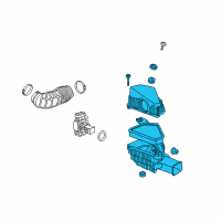 OEM Cadillac CTS Cleaner Asm-Air Diagram - 25998188