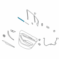 OEM 2015 BMW X1 Inner Channel Sealing, Rear Left Diagram - 51-35-2-990-313