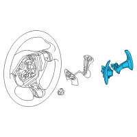 OEM Nissan Switch Assembly-Auto Trans, Steering Diagram - 25549-3TA0A