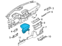 OEM Ford Maverick PANEL - INSTRUMENT Diagram - NZ6Z-26044D70-AA