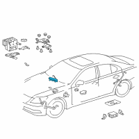 OEM Lexus LS600h Computer Assembly, SKID Diagram - 895B0-50B10