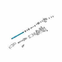 OEM 2006 Cadillac STS Steering Column-Lower Shaft Diagram - 89060603