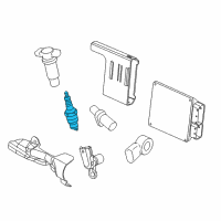 OEM 2010 Cadillac SRX Spark Plug Diagram - 55564748