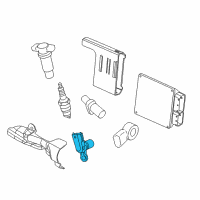 OEM 2016 Chevrolet Impala Camshaft Sensor Diagram - 12684186