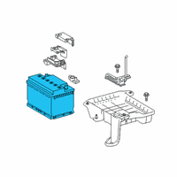 OEM Toyota Corolla Battery Diagram - 28800-25010