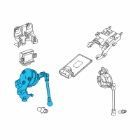 OEM Cadillac Front Sensor Diagram - 23126646
