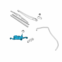 OEM 2014 Toyota Prius Plug-In Rear Motor Diagram - 85130-47021