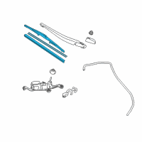 OEM 2012 Toyota Prius Plug-In Rear Blade Diagram - 85242-47030