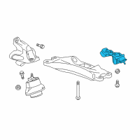 OEM 2019 Cadillac CTS Transmission Mount Diagram - 22996707