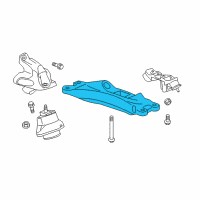 OEM 2019 Cadillac CTS Transmission Mount Bracket Diagram - 22996710